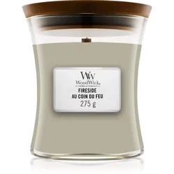 Woodwick Fireside Au Coin Du Feu Duftkerze mit Holzdocht 275 g