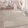 Paco Home Teppich Wohnzimmer Hochflor Skandi Boho Geometrisch Abstrakt Uni Waschbar Beige, 160x220 cm