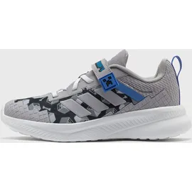 adidas Minecraft Fortarun 4.0 Kinder Glory Grey/Glory Grey/Lucid Ray Blue 34