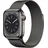 GPS + Cellular 41 mm Edelstahlgehäuse graphit, Milanaise Armband graphit