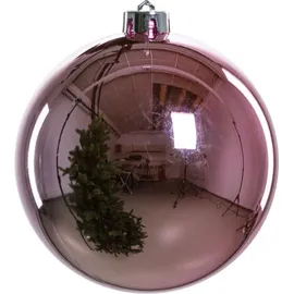Trendline Dekokugel Ø 20 cm Rosa Weihnachtskugel Christbaumkugel