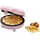 Bestron ASW217 Herzwaffelautomat rosa