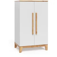 VitaliSpa Kinderkleiderschrank Malia 70 x 120 cm Eiche weiß
