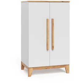 VitaliSpa Kinderkleiderschrank Malia 70 x 120 cm Eiche weiß