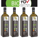 Bio Olivenöl Organic Oleum Crete Extra Natives 4x1L Kretische Olivenöl säure 0,3