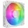Cooler Master SickleFlow Edge 120 ARGB – 120-mm-Lüfter (690–2500 U/min, PWM), hoher Luftstrom (70,7 CFM) und statischer Druck (3,61 mmH2O), ARGB Gen 2, LED-Controller, 32,8 dBA max. - Weiß