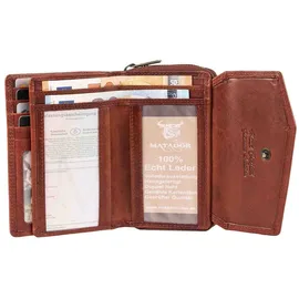 matador leder MATADOR Sevilla Damen Geldbörse braun