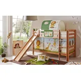 90 x 200 cm Buche massiv natur safari