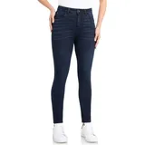 wonderjeans High-waist-Jeans Skinny in körperbetonter Passform blau 38