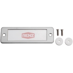 Namensschild Antivandalismus 83x26mm verschraubt (außen)
