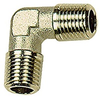 Riegler Winkelstück, außen/außen, R 3/8, SW 17, Messing vernickelt
