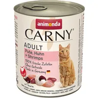Carny Katzen-Nassfutter Adult Pute und Huhn und Shrimps 800 g