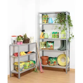 simonclick Simonrack Metallregal Anthrazit Und Holz Robust