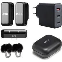 RØDE Microphones Rode Wireless Micro Drahtloses Mikrofon-System USB-C mit Netzteil