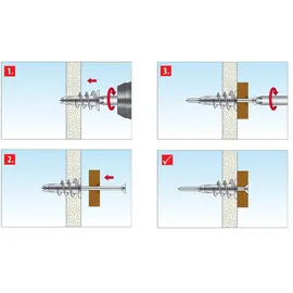 TOX Gipskartondübel Spiral Plus 37