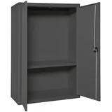Proregal Stahlschrank AMEGO 90 x 80 x 40 cm Grau