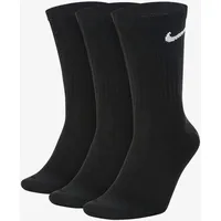 Nike Cushioned Crew-Trainingssocken Black/White 34-38
