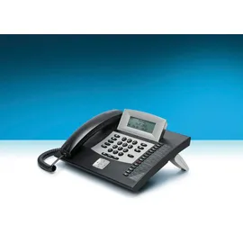 Auerswald COMfortel 1600 Systemtelefon, ISDN Headsetanschluss, Freisprechen, Touchscreen Beleuchtetes Display Schwarz,