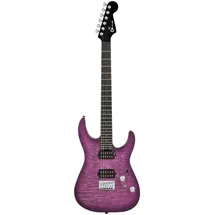 CHARVEL Pro Mod Plus DK24 HH HT EB QM Violet Radiance - E-Gitarre