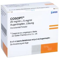 Cosopt 20 Mg/ml + 5 mg/ml Augentropfen 6X5 ml