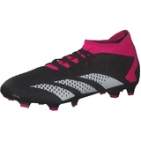 adidas Herren Predator Accuracy.3 Fg Fussballschuh, Cblack/Ftwwht/Teshpk, 42 2/3 EU - 45 1/3 EU