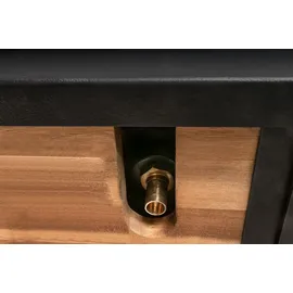 Dehner New York 115 x 94 x 52 cm Braun/Schwarz