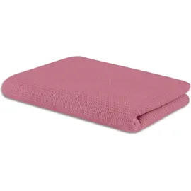 sleezzze Waffelpiqué Decke 75 x 120 cm Rosa