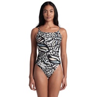 Arena Damen Women's Water Print One Piece Swimsuit, Butterflies, L EU