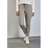 STREET ONE Damen, A378518 Hose im Loose Fit, ashen