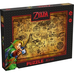Winning Moves WIN45490 - Zelda: Hyrule Feld - 1000 Teile Puzzle, für 1+ Spieler, ab 10 Jahren (1000 Teile)