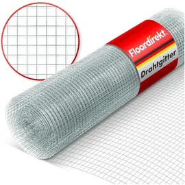 Floordirekt Volierendraht 50 x 50 cm Silber/Metall
