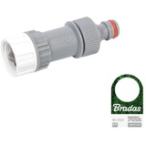 Bradas Druckminderer Druckregler für Gartenschlauch Tropfschlauch 1,0 BAR mit 3/4" Innengewinde Schlauchnippel 1571