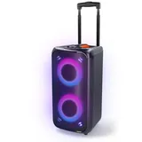 Nedis Bluetooth-Party-Lautsprecher max. Batteriespielzeit: 5 Std 240 W Tragegriff - Partylicht - Equalizer - Orange/Schwarz