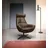 BeType Drehsessel Be Organic High Back 81 x 92 x 83 cm Braun Polyester mit Drehfunktion