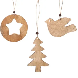 Marrakesch Orient & Mediterran Interior Weihnachtsanhänger 10 Stück braun