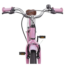 vidaXL Kinderfahrrad 18 Zoll RH 0 cm Hellrosa