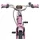 vidaXL Kinderfahrrad 18 Zoll RH 0 cm Hellrosa