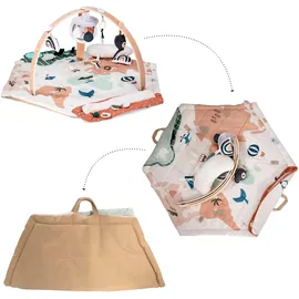 BabyGO BabyGo, Krabbeldecke + Spielbogen, Spielmatte Bianca World