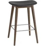 Muuto Fiber Hocker 65 x 65 x 65 cm Schwarz