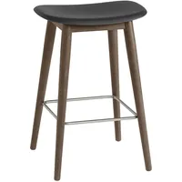 Muuto Fiber Hocker 65 x 65 x 65 cm Schwarz