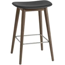 Muuto Fiber Hocker 65 x 65 x 65 cm Schwarz