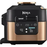 Ninja Speedi Multikocher, 5,7L, 10-in-1 Multicooker, Airfryer Heißluftfritteuse, Slow Cooker Langsamkochen, Grillen, Backen, Schwarz & Kupfer