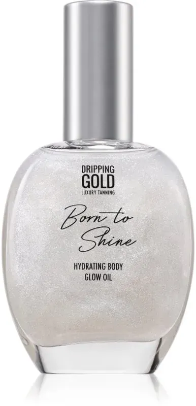 Dripping Gold Born To Shine Glitzeröl für den Körper Farbton Silver 55 ml