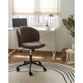 Beliani MILES Cord Dunkelbraun