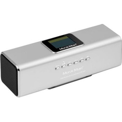 Technaxx MusicMan BT-X29 Stereo Bluetooth-Speaker (Bluetooth, 6 W, DAB Bluetooth Soundstation) silberfarben