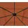 MCW Ersatzbezug für Dach Pergola Pavillon Calpe 4x4m ~ terracotta-braun
