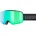 black matt mirror green one size