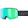 Uvex pwdr FM black matt mirror green one size