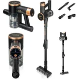 Zilan Akku Staubsauger 3in1 kabelloser Handsauger Bodenstaubsauger für Tierhaare Teppich Hartböden mit LED Display HEPA Filter kraftvoller Handst...
