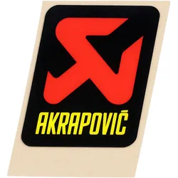Aufkleber Akrapovic hitzefest 57x60mm